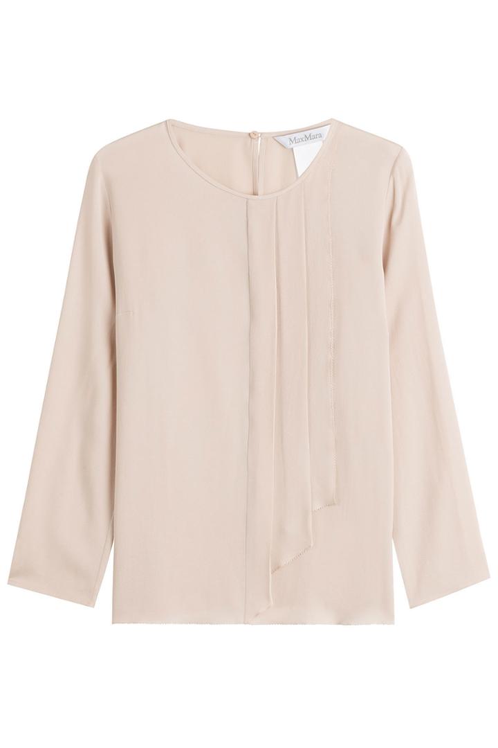 Max Mara Max Mara Silk Blouse - Camel