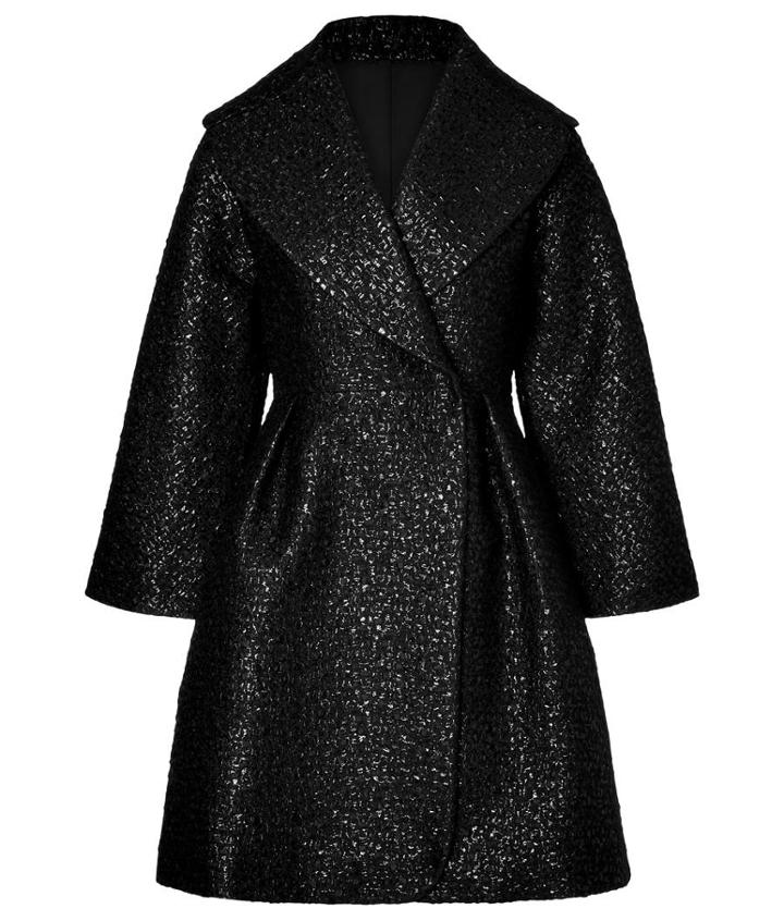 Giambattista Valli Metallic Jacquard Coat