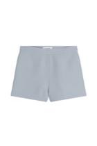 Valentino Valentino Wool-silk Shorts - Teal