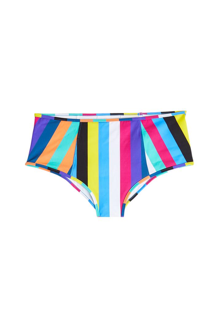 Diane Von Furstenberg Diane Von Furstenberg Color Block Bikini Bottoms