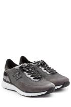 Hogan Hogan Suede And Patent Leather Sneakers - Grey