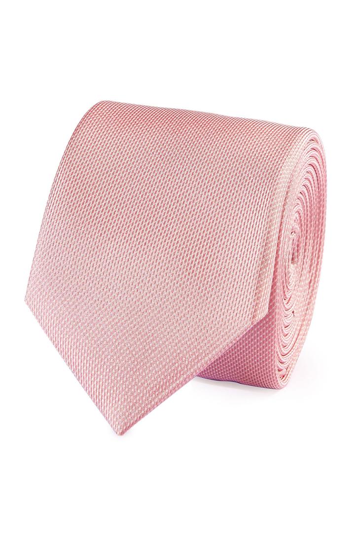 Hugo Hugo Woven Silk Tie - Rose