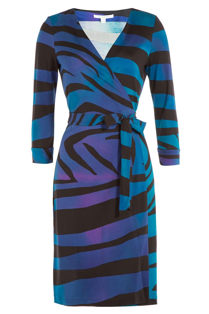 Diane Von Furstenberg Diane Von Furstenberg Silk-jersey Wrap Dress - Blue