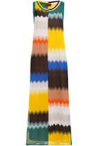 Missoni Missoni Chevron Panel Knit Dress - Multicolor