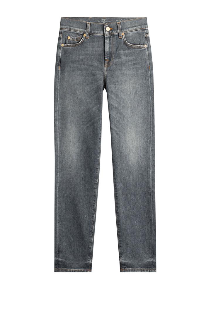 Seven For All Mankind Seven For All Mankind Roxanne Straight Leg Jeans - Grey
