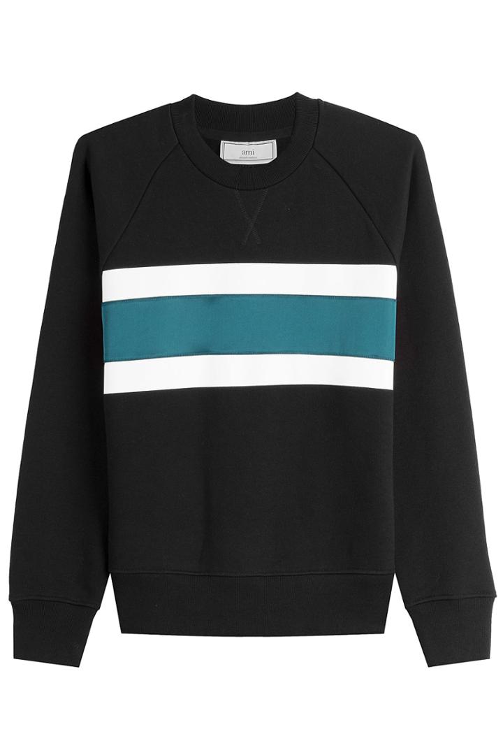 Ami Alexandre Mattiussi Ami Alexandre Mattiussi Cotton Sweatshirt - Black