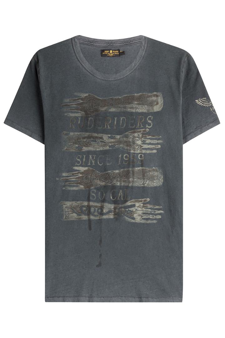 Rude Riders Rude Riders Rude Tattoo Cotton T-shirt