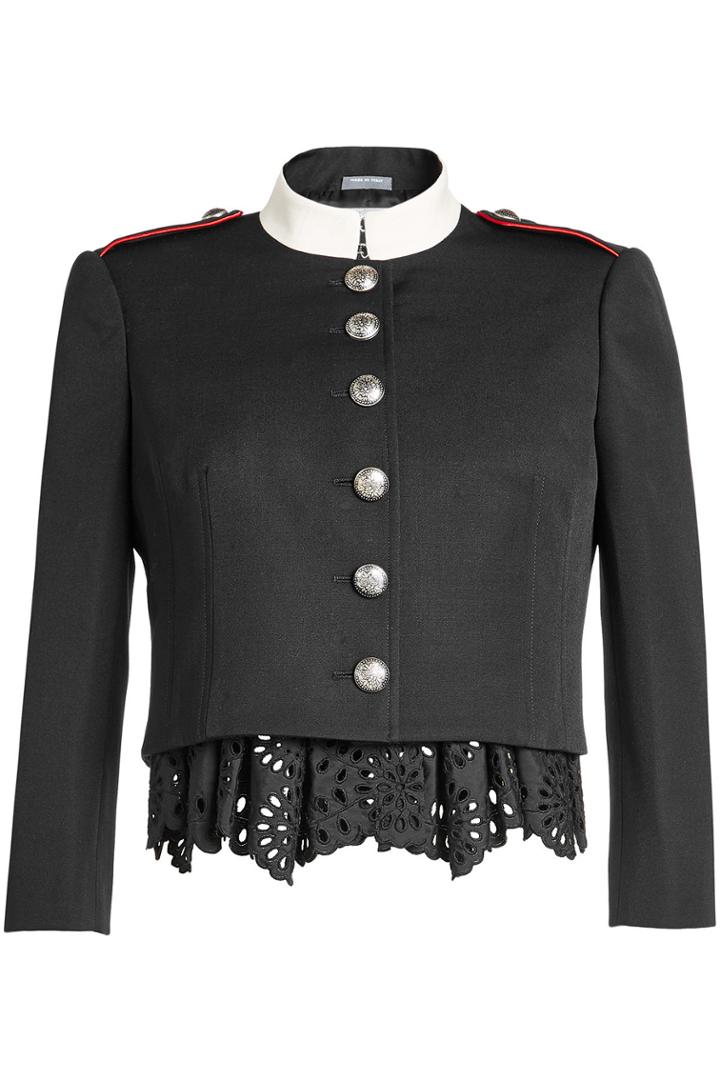 Alexander Mcqueen Alexander Mcqueen Virgin Wool And Cotton Jacket