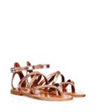 K.jacques Metallic Leather Epicure Sandals