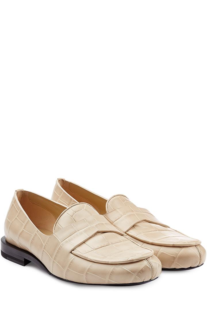 Jil Sander Hull Leather Loafers