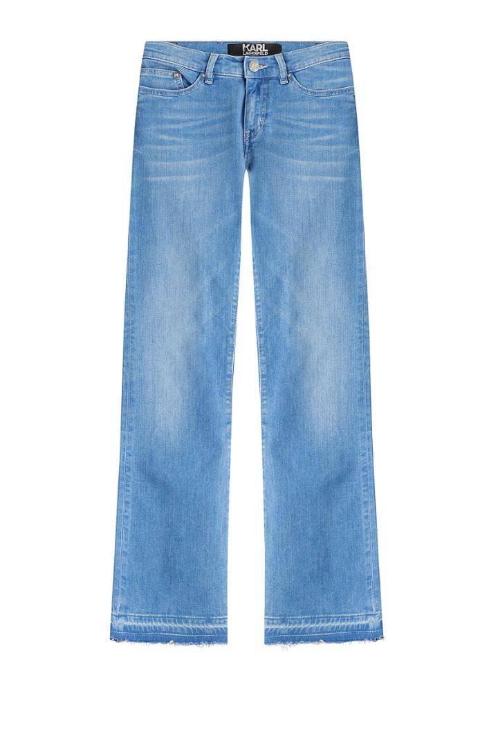 Karl Lagerfeld Karl Lagerfeld Cropped Jeans - Blue