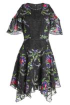 Anna Sui Anna Sui Printed Dress With Lace