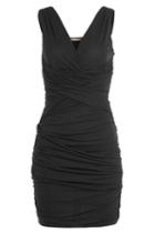 Roberto Cavalli Roberto Cavalli Gathered Dress - Black