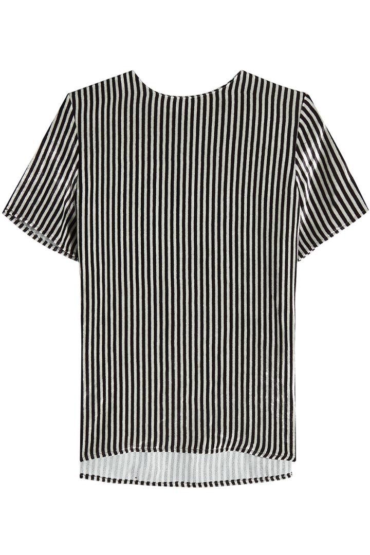 Etro Etro Striped Velvet Top