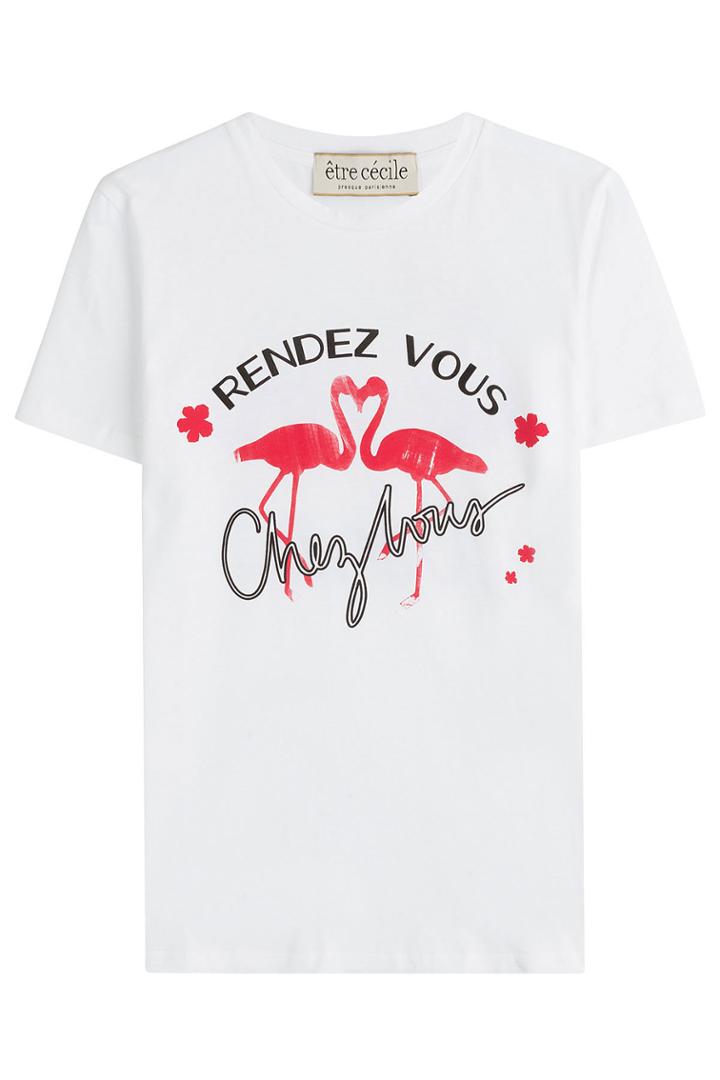 Etre Cécile Etre Cécile Rendez-vous T-shirt - White