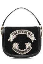 Olympia Le-tan Olympia Le-tan Leather Shoulder Bag With Felt