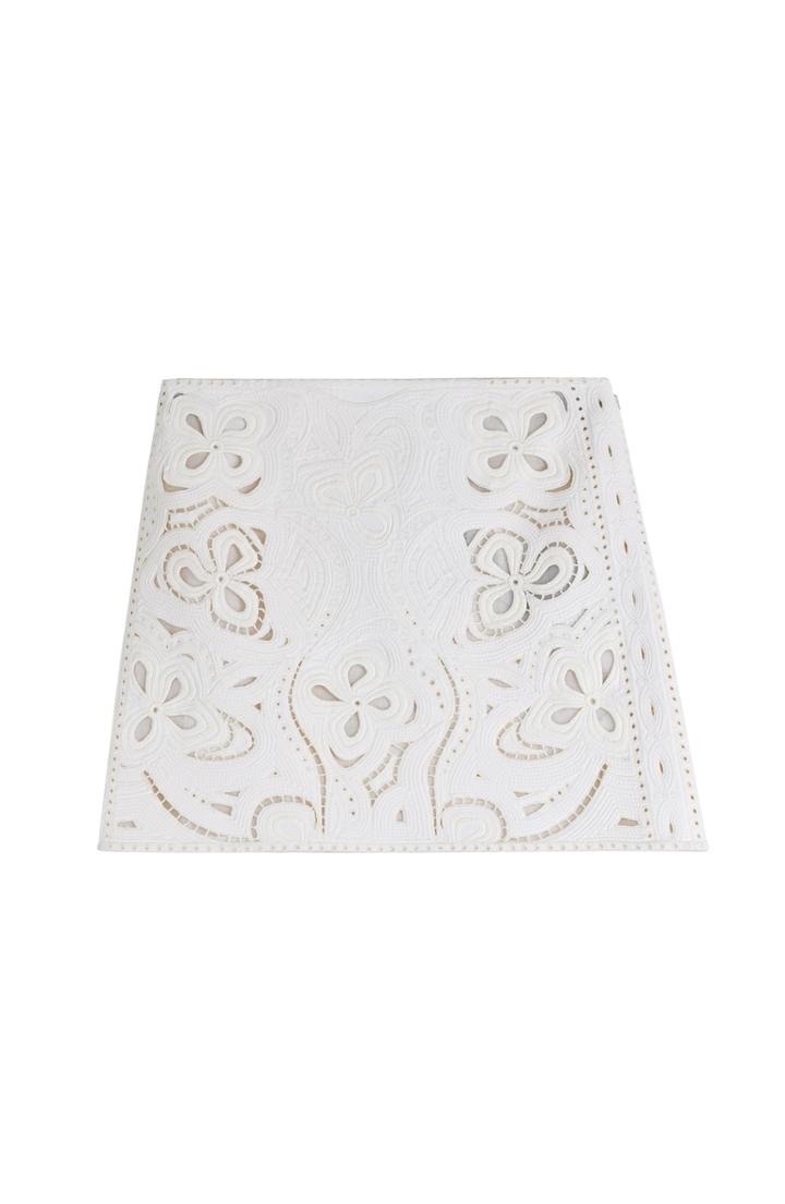 Emilio Pucci Embroidered Skirt With Cut-out Detail