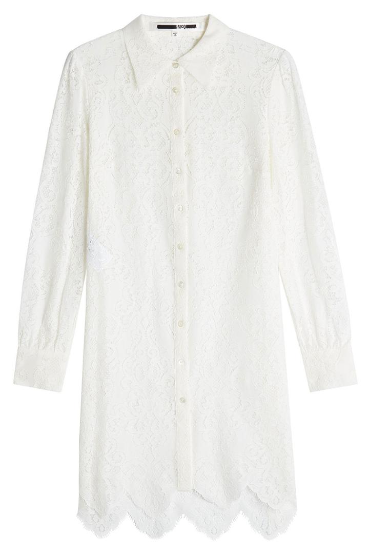 Mcq Alexander Mcqueen Mcq Alexander Mcqueen Lace Shirt Dress