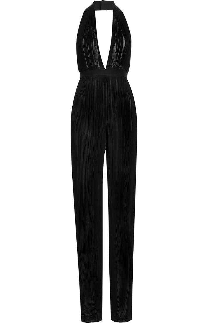 Balmain Silk Mousseline Jumpsuit