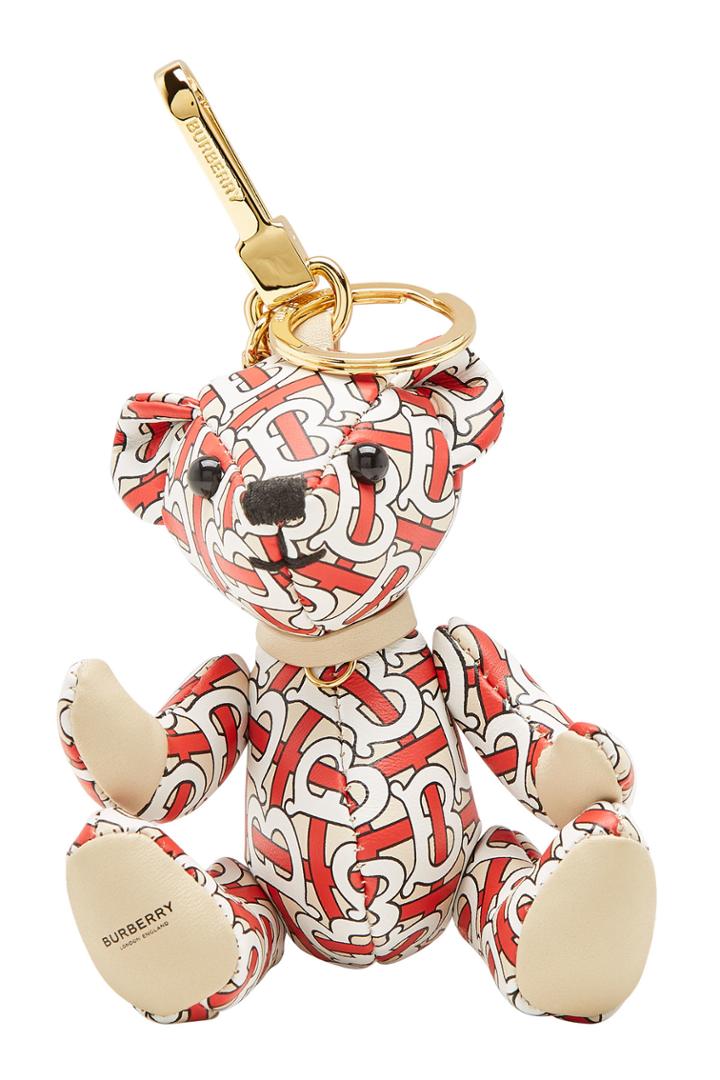 Burberry Burberry Thomas Printed Leather Keychain