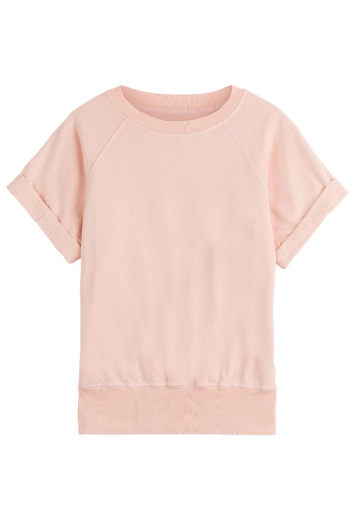 Current/elliott Current/elliott Cuffed Sleeve Sweat Top - Rose