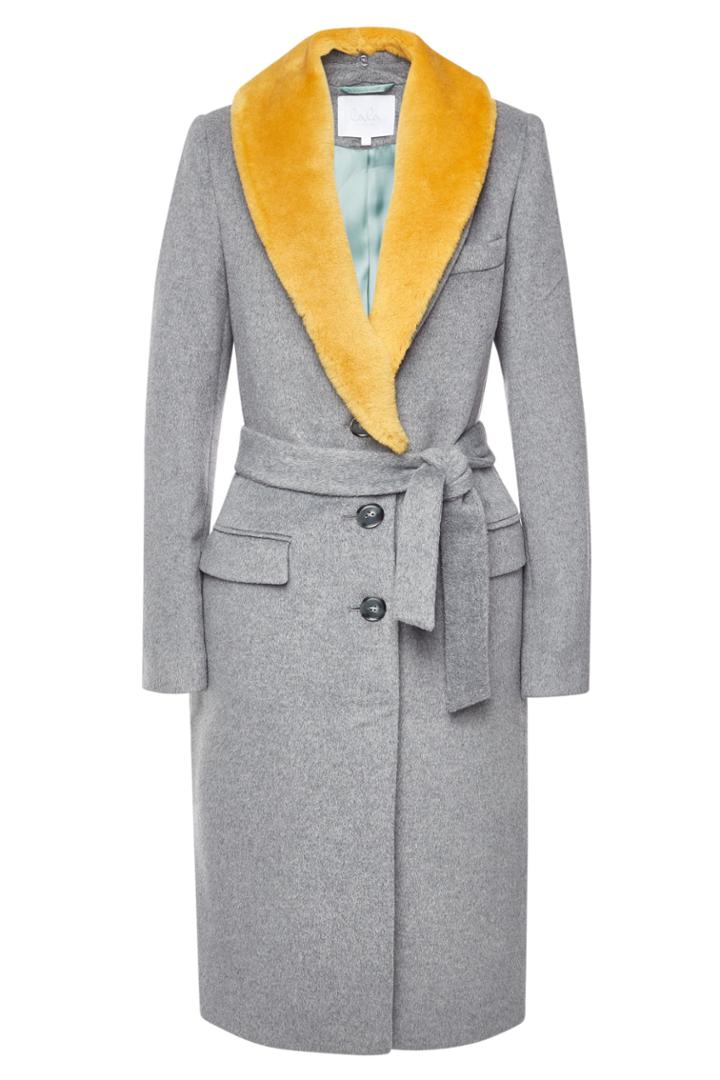 Lala Berlin Lala Berlin Nila Coat With Wool Lapels