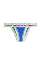 Kiini Kiini Tuesday Bikini Bottoms With Hand Crocheted Trim - Multicolor