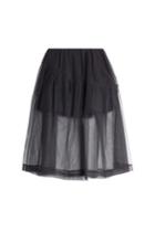 Simone Rocha Simone Rocha Skirt With Tulle Overlay - Black