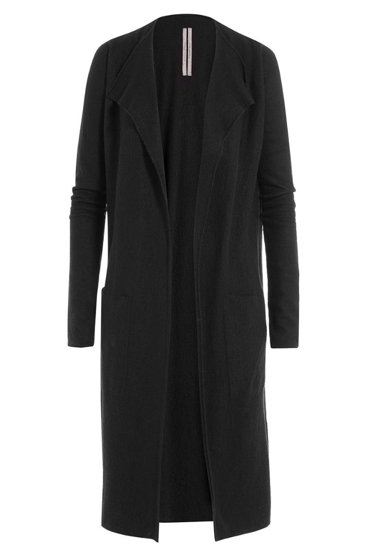 Rick Owens Rick Owens Cashmere Cardigan Coat - Black