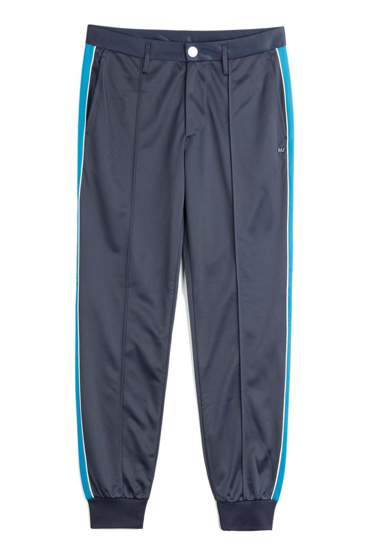 Marc By Marc Jacobs Marc By Marc Jacobs Satin Track Pants - Blue