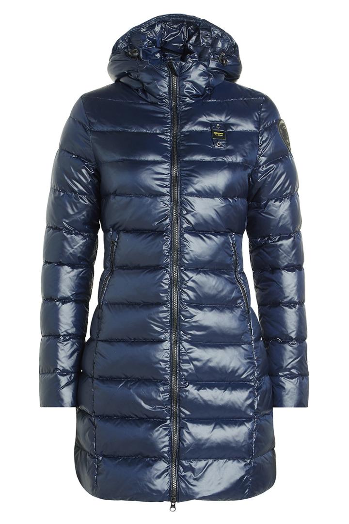Blauer Blauer Quilted Down Coat With Hood