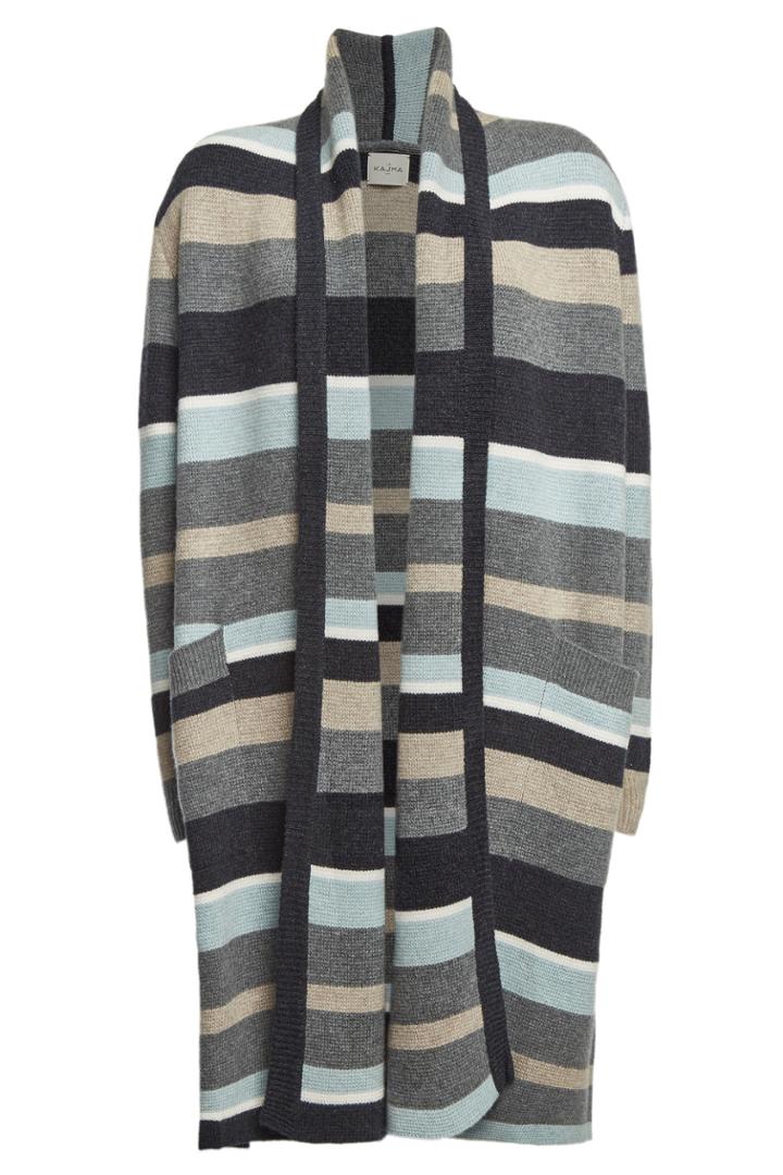 Le Kasha Le Kasha Striped Cashmere Cardigan
