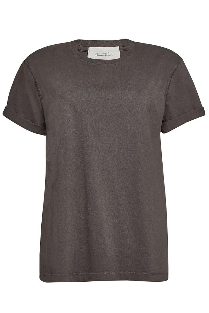 American Vintage American Vintage Cotton Cuff Sleeve T-shirt
