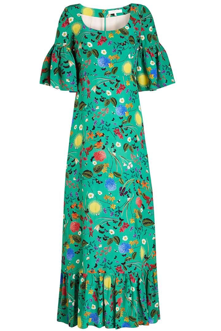 Borgo De Nor Borgo De Nor Elena Printed Silk Dress