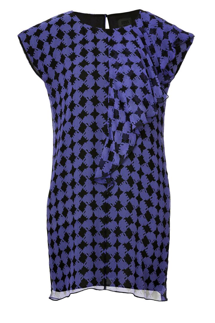 Anna Sui Anna Sui Elephant Print Silk Dress