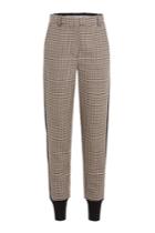 3.1 Phillip Lim 3.1 Phillip Lim Printed Wool Pants With Cuffed Ankles - Brown