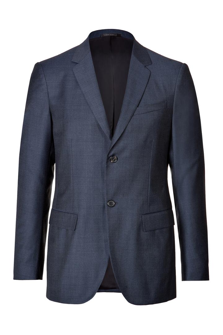 Jil Sander Jil Sander Slim Wool Blazer - Blue