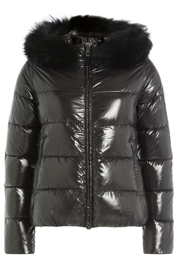 Duvetica Duvetica Down Jacket With Fur-trimmed Hood