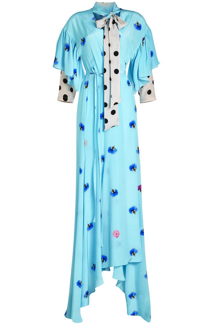 Natasha Zinko Natasha Zinko Printed Silk Gown