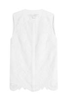 Diane Von Furstenberg Diane Von Furstenberg Lace Crochet Sleeveless Top - White