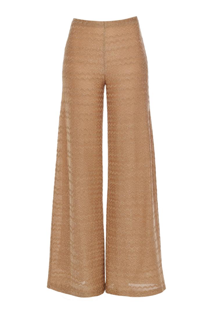M Missoni M Missoni Wide Leg Pants With Cotton