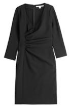 Diane Von Furstenberg Diane Von Furstenberg Tailored Dress With Gathered Waist - Black
