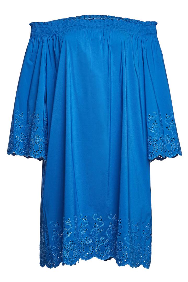 Steffen Schraut Steffen Schraut Embroidered Mini Dress With Cotton