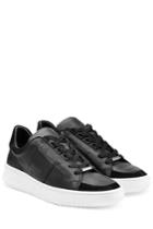 Burberry Burberry Leather And Suede Sneakers