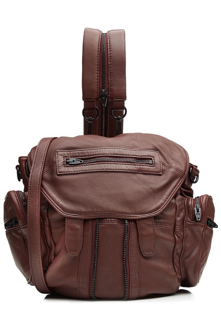 Alexander Wang Alexander Wang Leather Mini Marti Backpack - Red