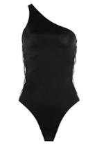 Norma Kamali Norma Kamali X's Mio Asymmetric Swimsuit - Black