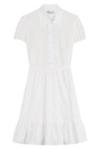 Red Valentino Red Valentino Cotton Eyelet Shirtdress - White