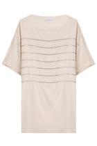 Brunello Cucinelli Brunello Cucinelli Silk Top With Micro Embellishment