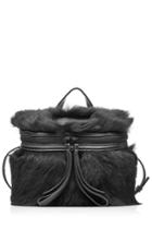 Marc By Marc Jacobs Marc By Marc Jacobs Shoulder Bag With Leather And Shearling - Black