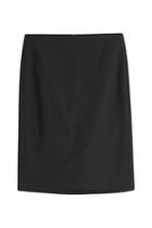 Theory Theory Stretch Wool Pencil Skirt - None